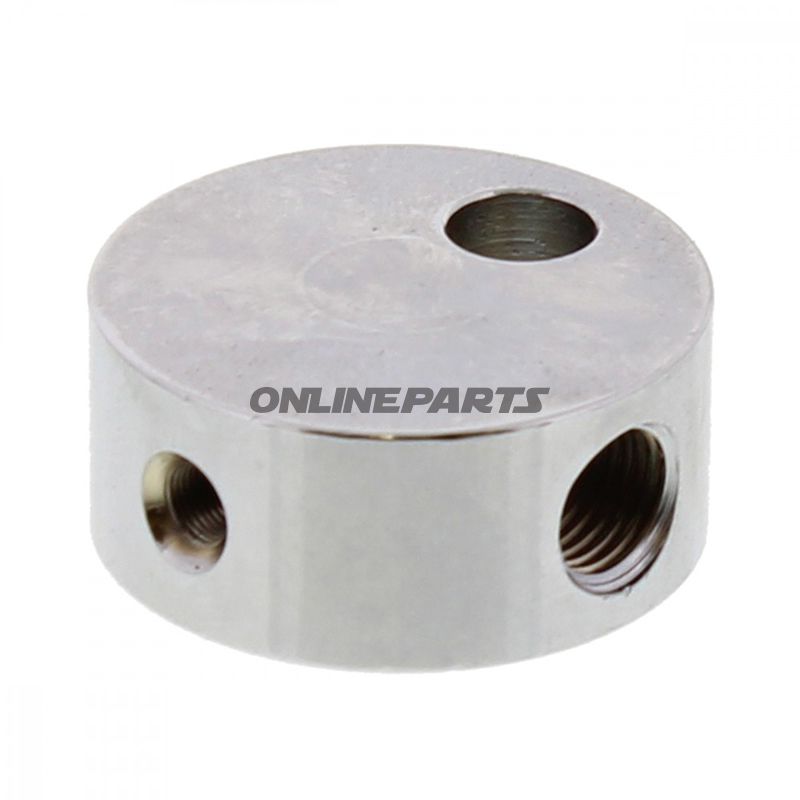 3 Way Manifold Threadedtyp834 3/8 Unf Chrom