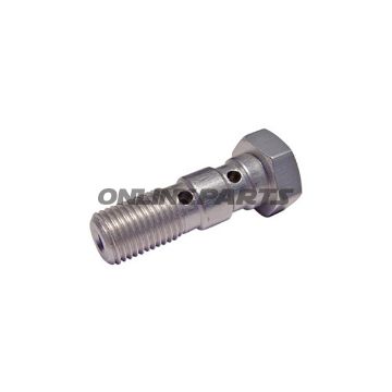 Banjo Bolt Double 3/8´-24 Silveralu Silber