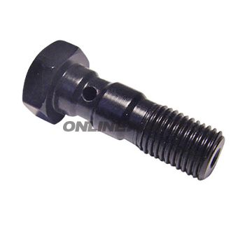 Banjo Bolt Double 3/8´-24 Blackalu Schwarz