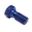 Banjo Bolt Single 3/8´-24 Bluealu Blau