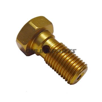 Banjo Bolt Single 3/8´-24 Goldalu Gold
