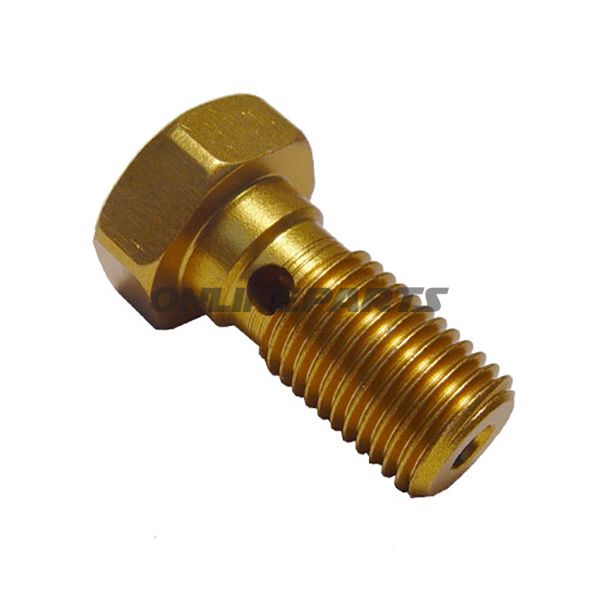 Banjo Bolt Single 3/8´-24 Goldalu Gold