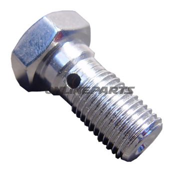 Banjo Bolt Single 3/8-24 Chromealu Chrom