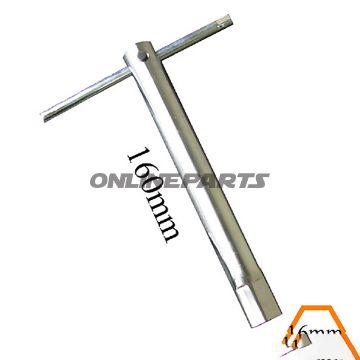 Spark Plug Tool Sw16 160Mmwith Retractable T-Grip Jmp