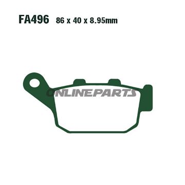 Brake Pads Sintered Hh Ebc Fa496hhaltn 7875362