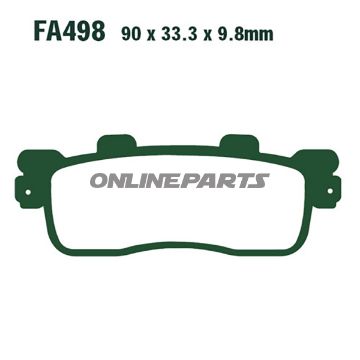 Brake Pads Scooter Ebc Sfa498oder 7870255
