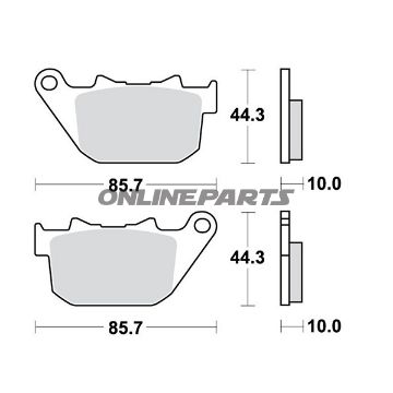 Brake Pads Sintered Trwaltn 7320682