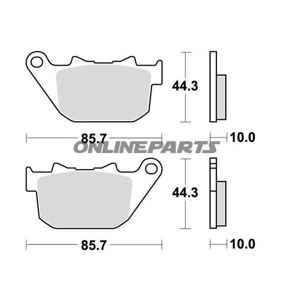Brake Pads Sintered Trwaltn 7320682