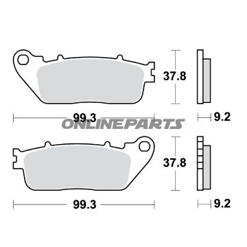 Brake Pads Sintered Trwaltn 7322654