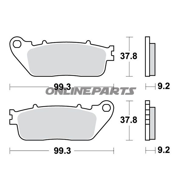 Brake Pads Sintered Trwaltn 7322654