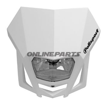 Off Road Headlamp With Number Board Whitepolisport Lmx
