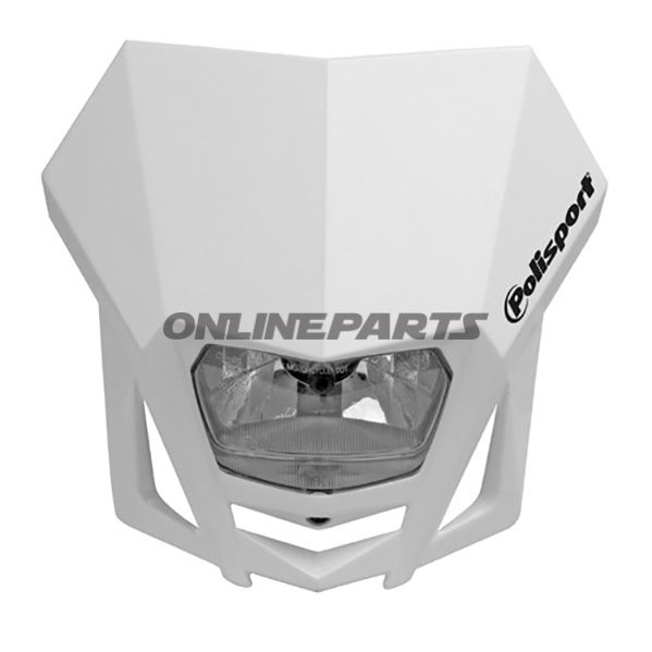Off Road Headlamp With Number Board Whitepolisport Lmx