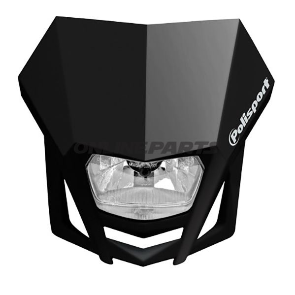Off Road Headlamp With Number Board Blackpolisport Lmx