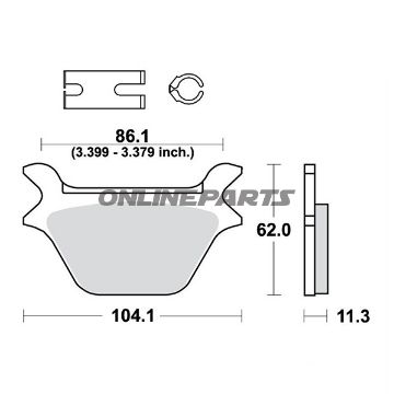 Brake Pads Std Trwaltn 7377161