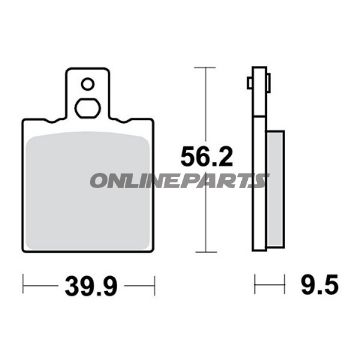 Brake Pads Std Trwaltn 7377682