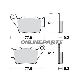 Brake Pads Std Trwaltn 7377542/7630066
