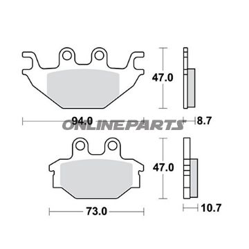 Brake Pads Std Trwaltn 7323157