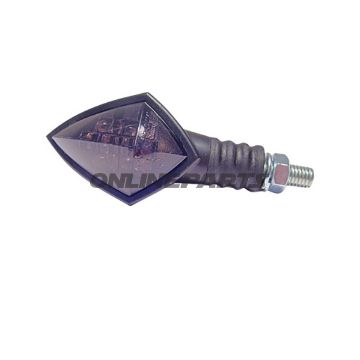 Mini Indicator Led Kite Jmpshort Black Tinted Glass