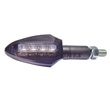 Mini Indicator Led Dart Jmpblack Clear Glass