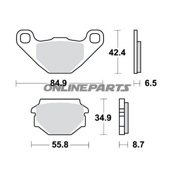 Brake Pads Std Trwaltn 7320443