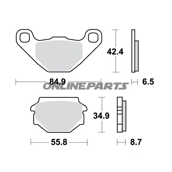 Brake Pads Std Trwaltn 7320443
