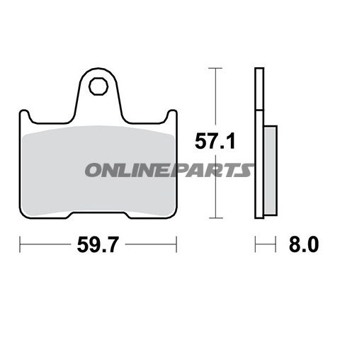 Brake Pads Std Trwaltn 7324015