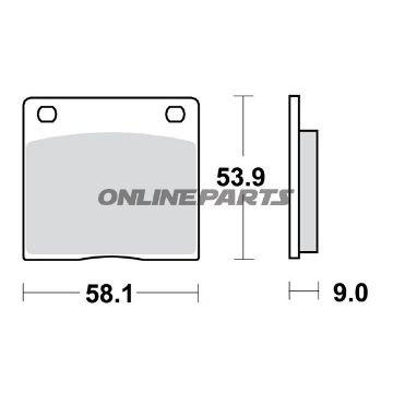 Brake Pads Std Trwaltn 7326242