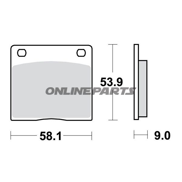 Brake Pads Std Trwaltn 7326242