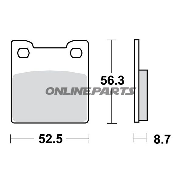Brake Pads Std Trwaltn 7377617