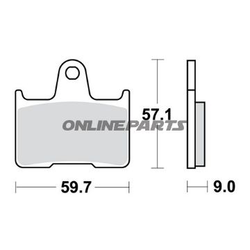 Brake Pads Std Trwaltn 7324015/7630106