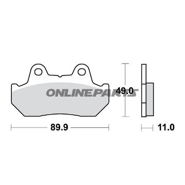 Brake Pads Sintered Trwaltn 7328545
