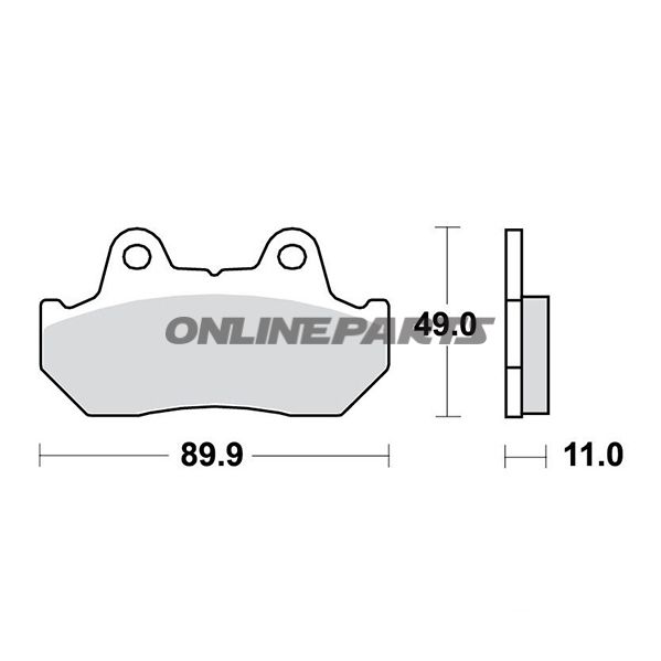 Brake Pads Sintered Trwaltn 7328545