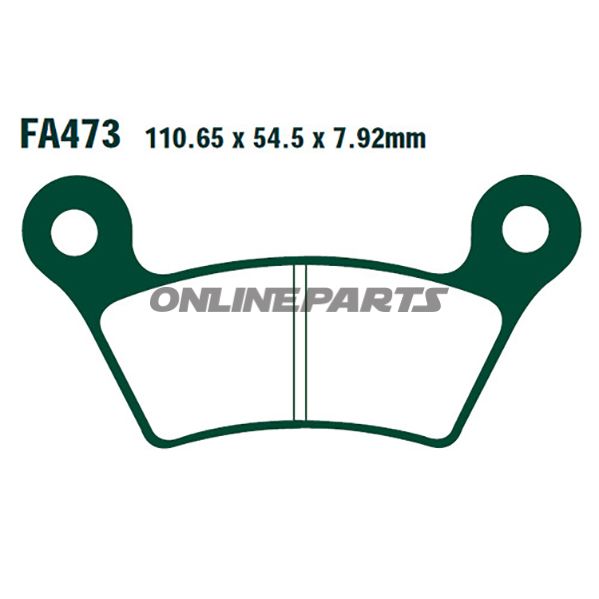 Brake Pads Std Ebc Fa473