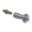 Banjo Bolt Single M10x1.25Alu Silver With Bleed Nipple