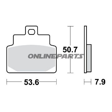 Brake Pads Scooter Trwaltn 7320765