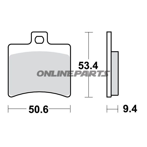Brake Pads Scooter Trwaltn 7320757