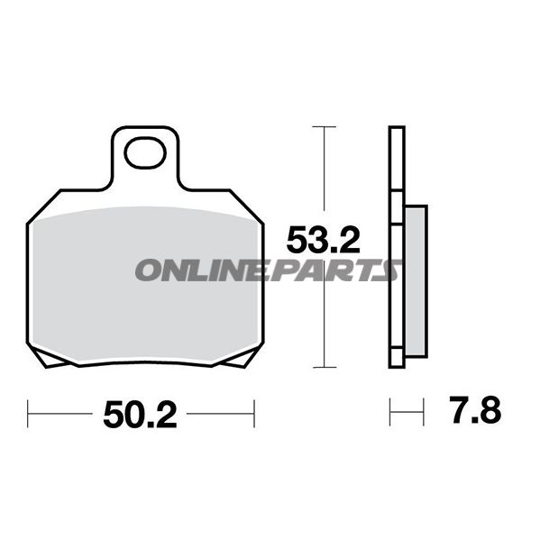 Brake Pads Sintered Trwaltn 7324049