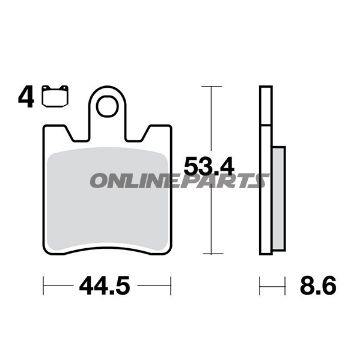 Brake Pads Sintered Trwaltn 7322209