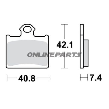 Brake Pads Sintered Si Trwaltn 7323603