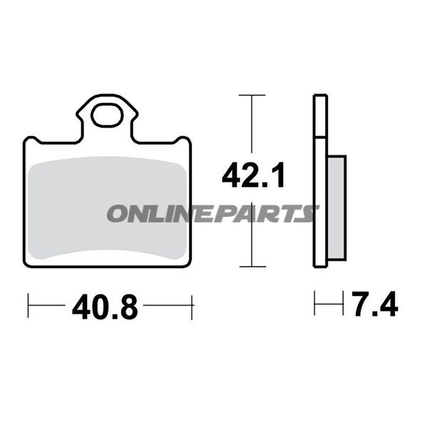 Brake Pads Sintered Si Trwaltn 7323603