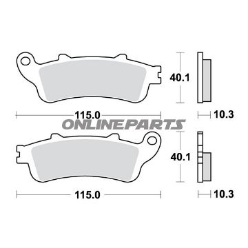 Brake Pads Sintered Trwaltn 7323330