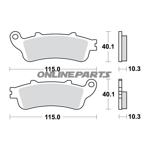Brake Pads Sintered Trwaltn 7323330