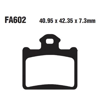 Brake Pads Std Ebc Fa602ttoder 7875537/7875537