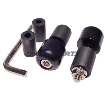 Handlebar Ends Aluminium Black17/13Mm Jmp