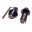 Handlebar Ends Aluminium Black17mm Jmp