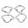 Intake Carb Gasketset Of 4