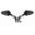 Universal Mirror Black M10 Fittingjmp Pack Of 2