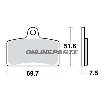 Brake Pads Std Trwaltn 7321342