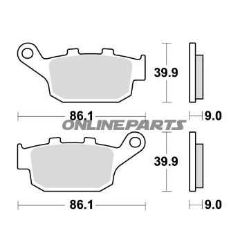 Brake Pads Sintered Trwaltn 7323223
