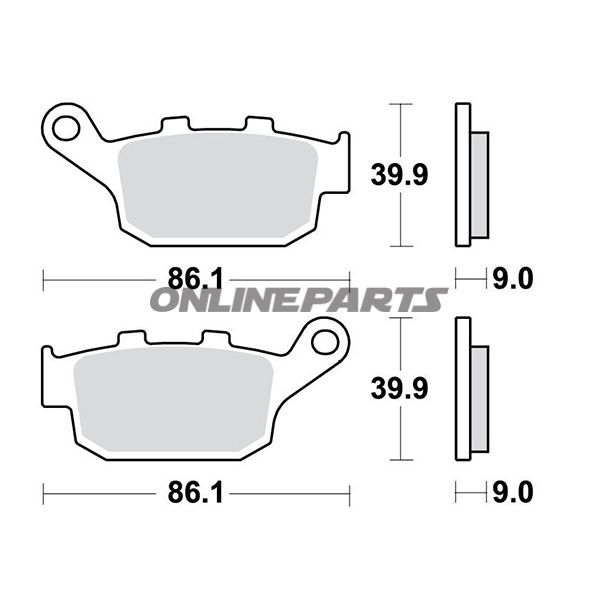 Brake Pads Sintered Trwaltn 7323223